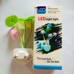 Ночник цветок с датчиком света в розетку