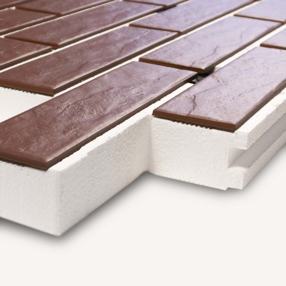 Термопанель ППС Cerrad Country Burgund Rustiko - 1020х455 мм