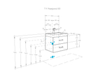 Тумба под раковину AQUATON Америна 60