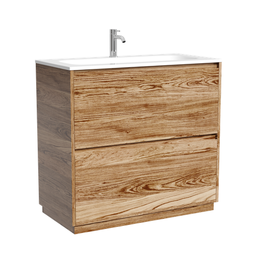 Тумба напольная Sancos Libra Floor с двумя ящиками 890х450х840, дуб чарльстон, LB90FECH