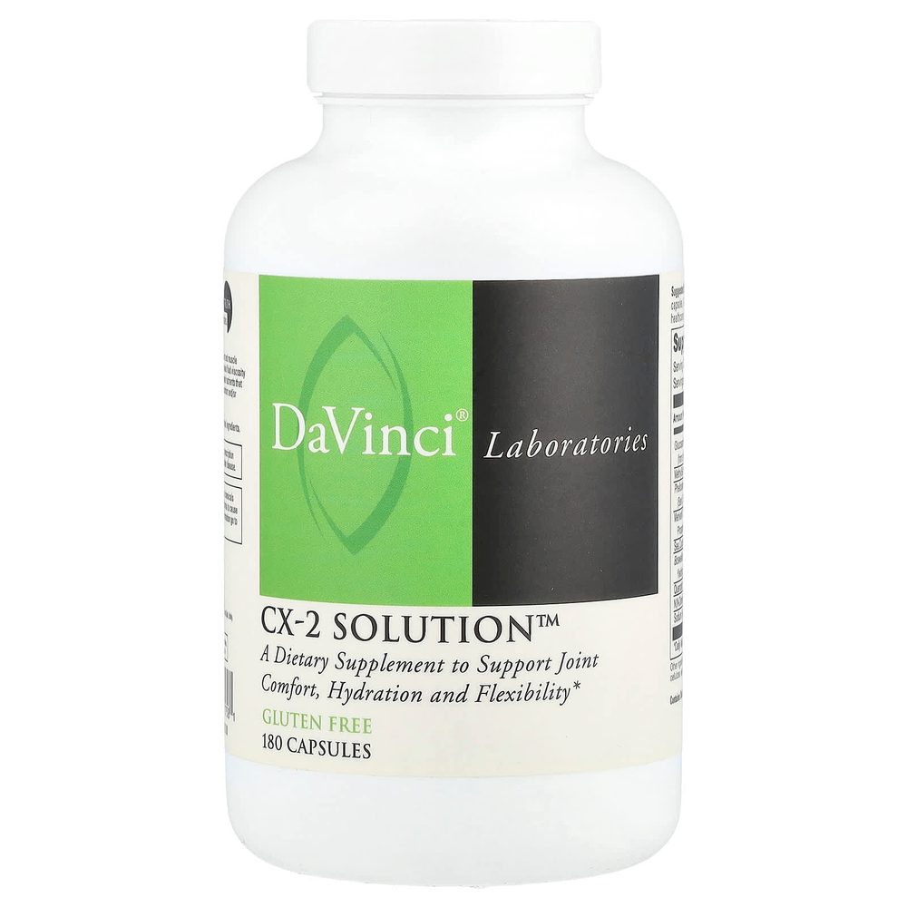DaVinci Laboratories, CX-2 Solution™, добавка для суставов, 180 капсул