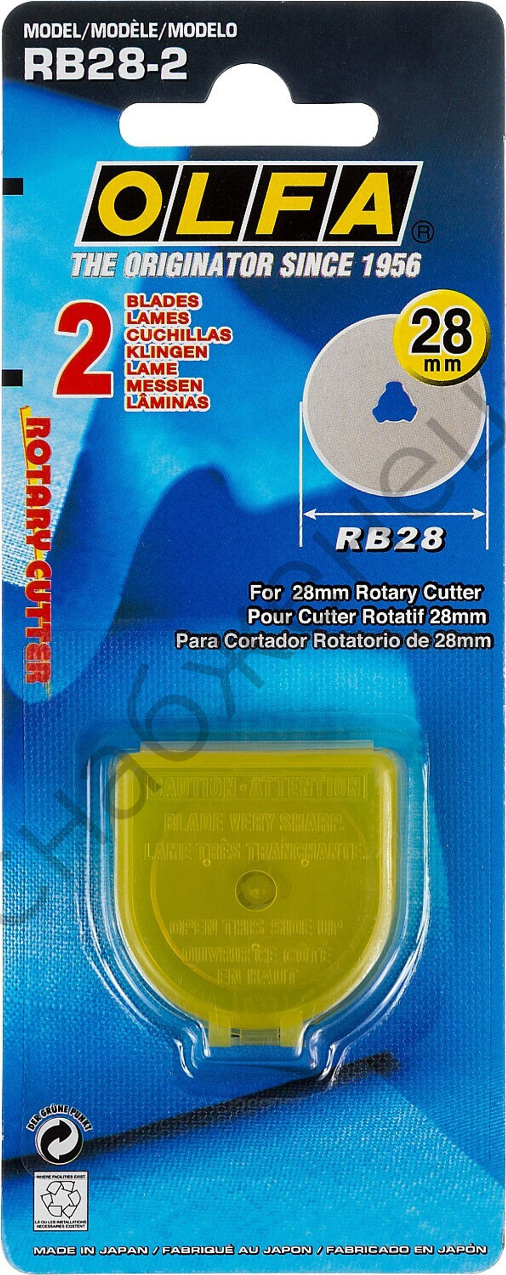 OLFA 28 мм, специальные круговые лезвия (OL-RB28-2)