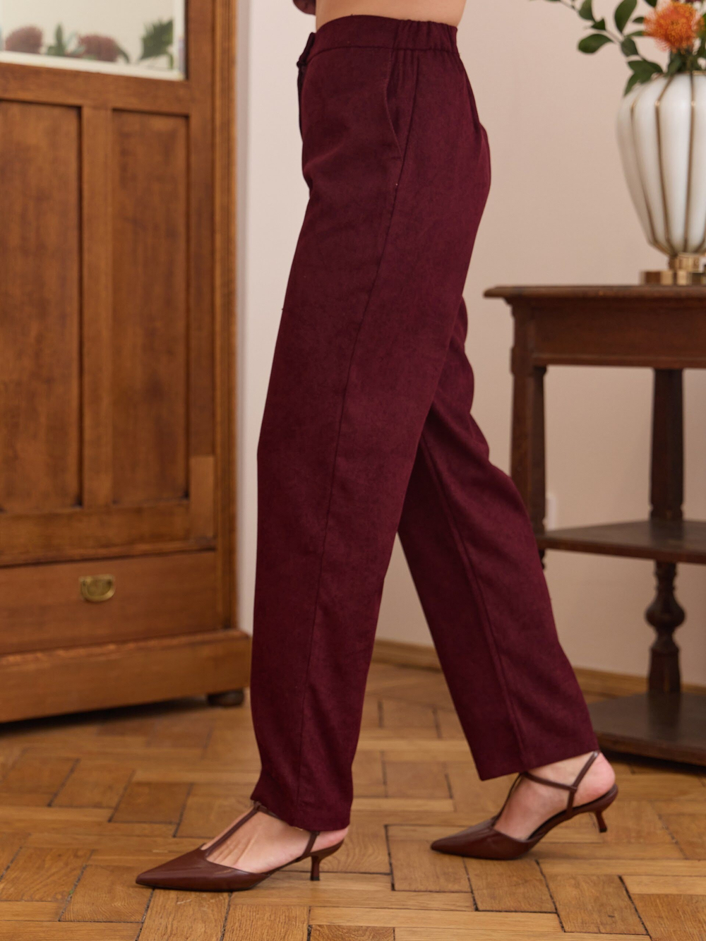 Брюки классические вельветовые