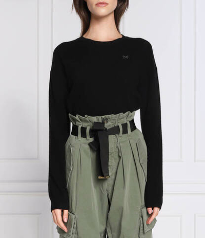 Кашемировый свитер Frisbi Pinko - черный(1G181G Y774)