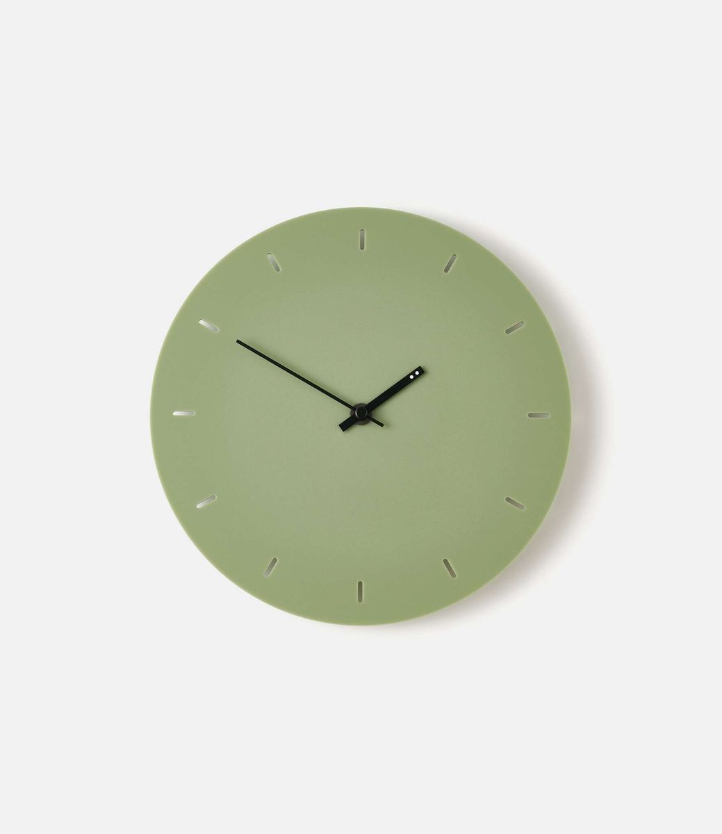 TOO Designs Minimal Clock Olive Green — настенные часы