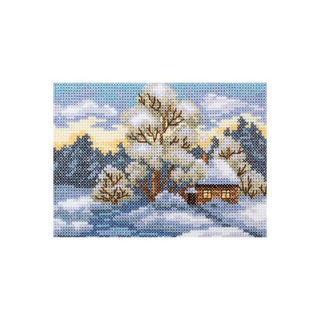 "Дом на опушке"-EH345 вышивка