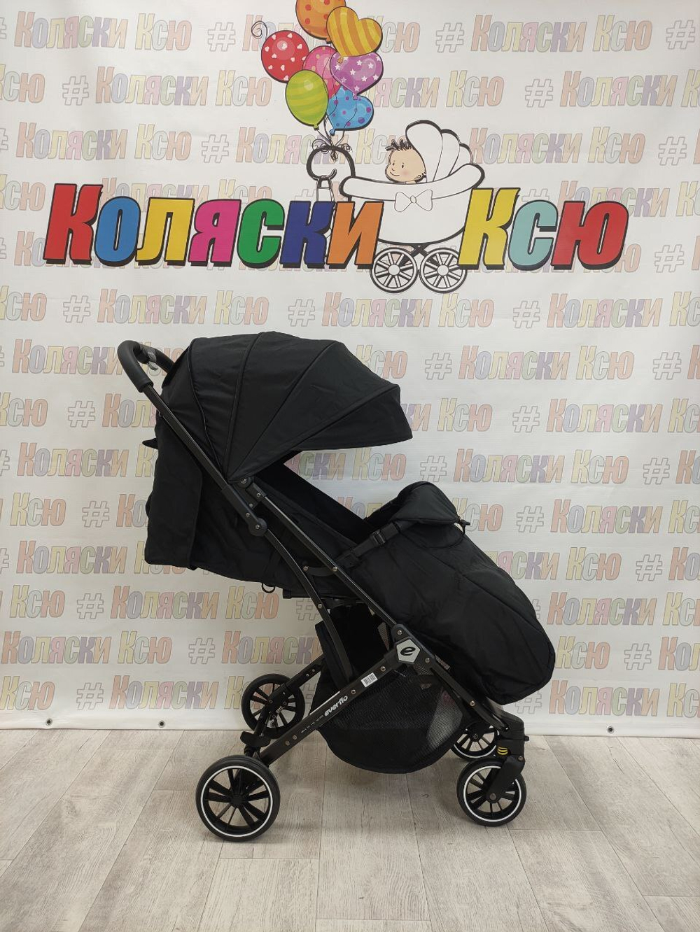 Коляска прогулочная Everflo Baby Travel E-336 Black