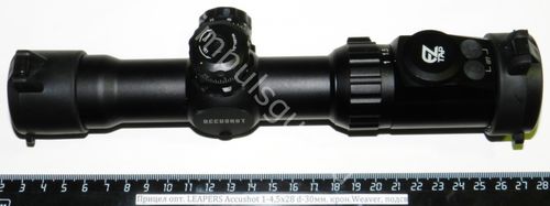 Оптический прицел LEAPERS Accushot 1-4,5х28 d-30мм. крон.Weaver, подсв. SCP3-145IEMDQ