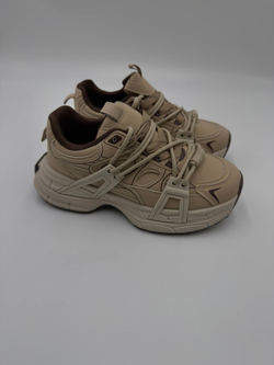 Кроссовки женcкие экокожа арт. 835-6 цвет "песочный,бежевый"