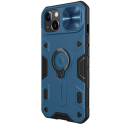 Противоударный чехол с кольцом и защитой камеры Nillkin CamShield Armor Case для iPhone 13