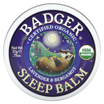 Badger, Органический бальзам для сна, лаванда и бергамот, 21 г (0,75 унции)