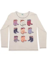 Лонгслив Eat Ants by Sanetta для девочки