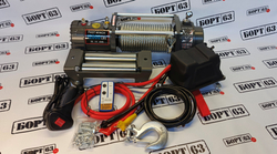 Лебедка электрическая 12000 lbs-1 24v стальной трос