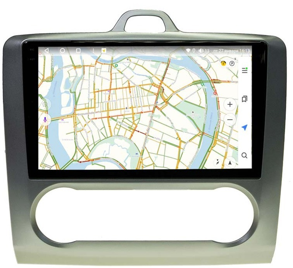 Магнитола для Ford Focus 2005 - 2011 (климат) - Vaycar VA17-003A-2K на Android 13, 8-ядер, 2K QLED, ТОП процессор, CarPlay,4G SIM-слот