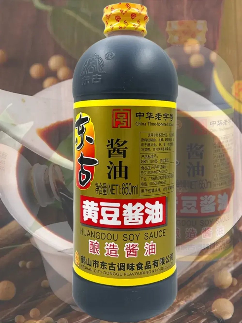 Соевый соус Донгу слабосоленый Huangdou 650 мл