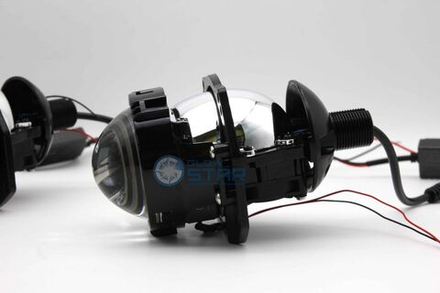 Светодиодные билед модули Aozoom A16 Bi-Led, 3.0 дюйма, крепление 3R и под гайку, драйвер внешний (комплект, 2шт)