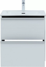 Тумба с раковиной Aquanet Вита 330473 60 белый матовый