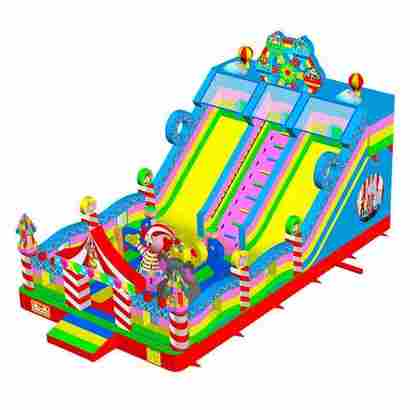 Коммерческий надувной батут «Парк развлечений 5» 12*6*7 м