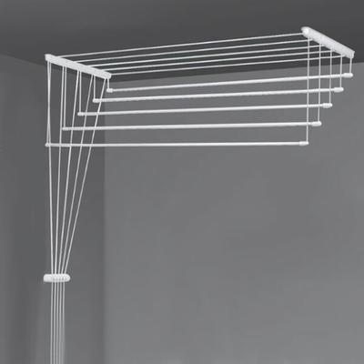 Сушилка для белья потолочная (5 стержней) "Лиана-Люкс" 1,6м в пленке SPP-160