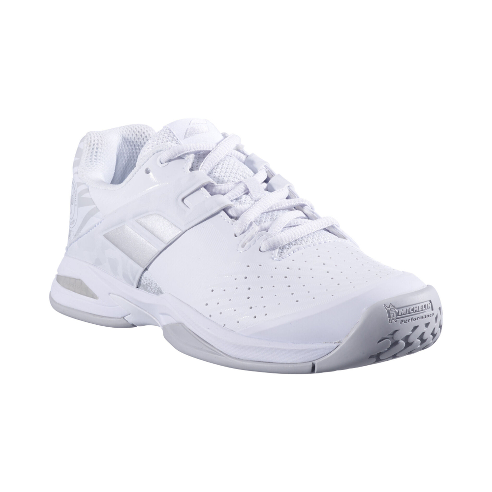 Детские теннисные кроссовки Babolat Propulse All Court Shoe Kids - White, Silver