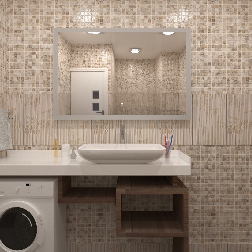 Зеркало MIXLINE "Ливия" 1200*800 сенсорный выключатель, светодиодная подстветка