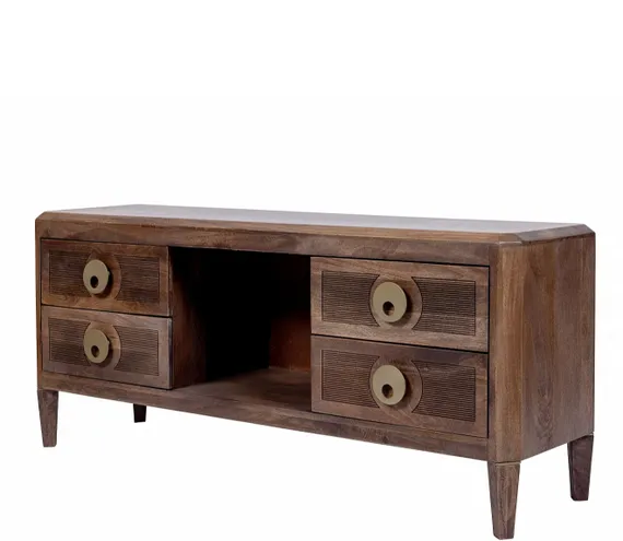 Тумба под ТВ Tepid из массива манго, 140х60 см