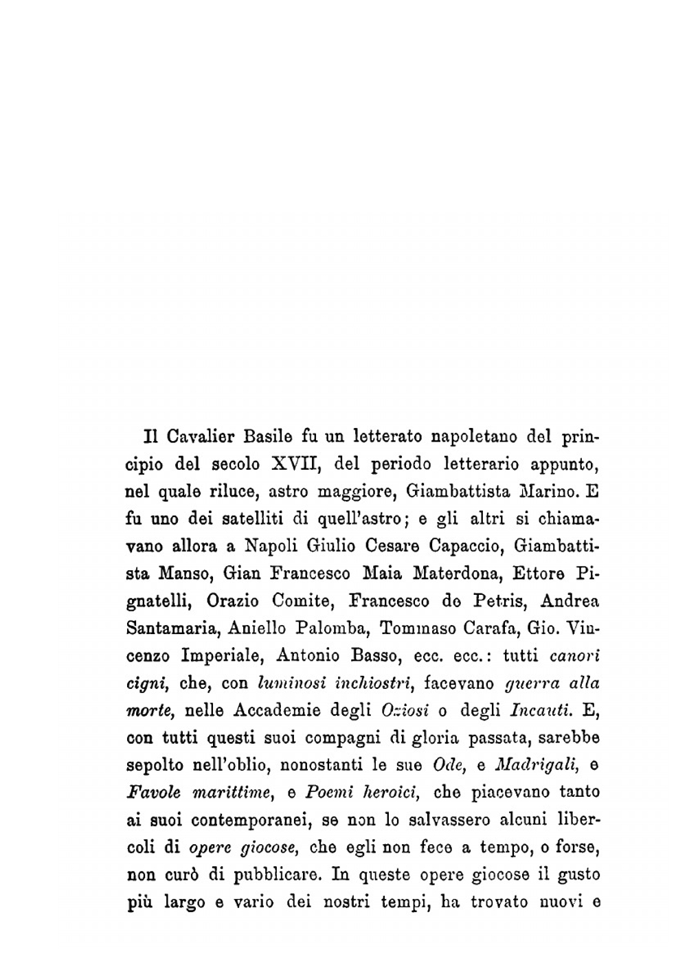 Lo Cunto De Li Cunti (IL Pentamerone). Testo conforme alla prima stampa del MDCXXXIV - VI | Giambattista Basile