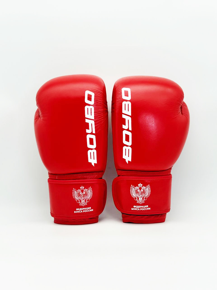 Перчатки боксерские BoyBo TITAN, IB-23 (одобрены ФБР) красный