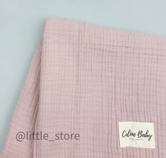 Плед-одеяло из муслина, Пудра