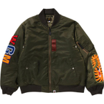 A Bathing Ape Bathing Ape Shark Ma 1 Bomber Куртка зеленый