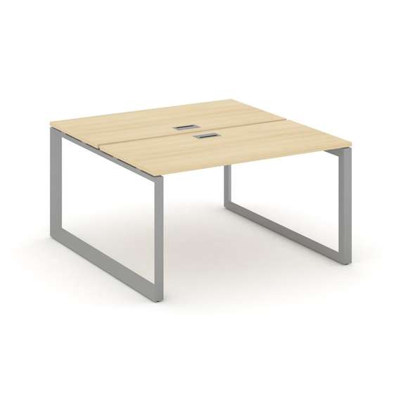 Style Project Рабочая станция двухсторонняя SN-59O.DRS-002 Акация Лорка/Металл Серый/Серебро Заглушк