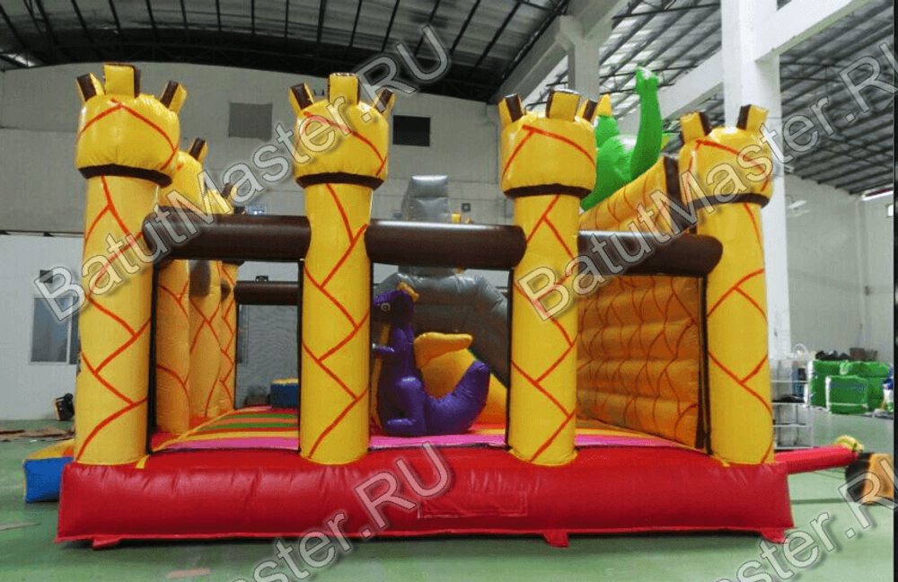 Коммерческий надувной батут "Замок дракона"