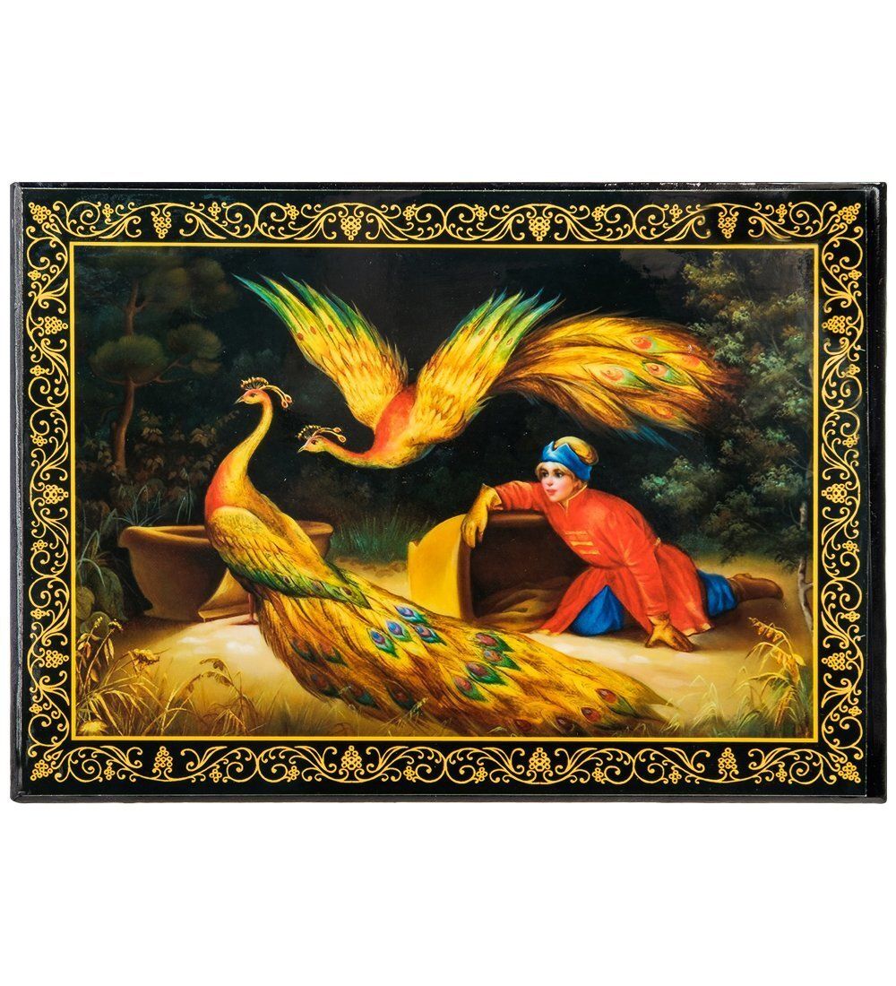 Народные промыслы ШК-11/ 6-E Шкатулка в технике декупаж (13х18х4)