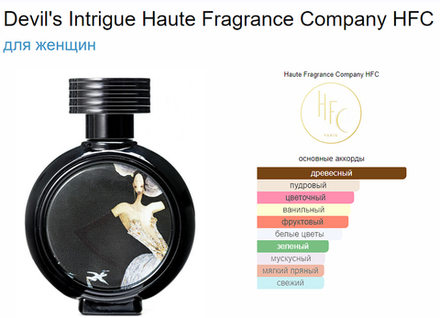 HFC Devil's Intrigue 75 мл (duty free парфюмерия)