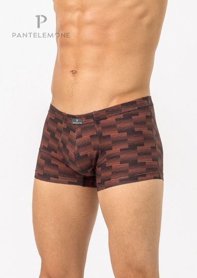 Трусы мужские боксеры Pantelemone PMH-1284, полосы коричневые