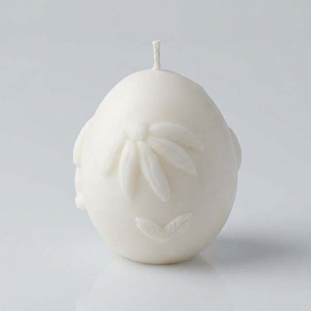 Свеча Яйцо пасхальное белое