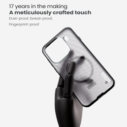 Чехол тонированный c MagSafe для OPPO Find X9 Pro, серия Super Frosted Shield Pro Magnetic (Clear version) от Nillkin