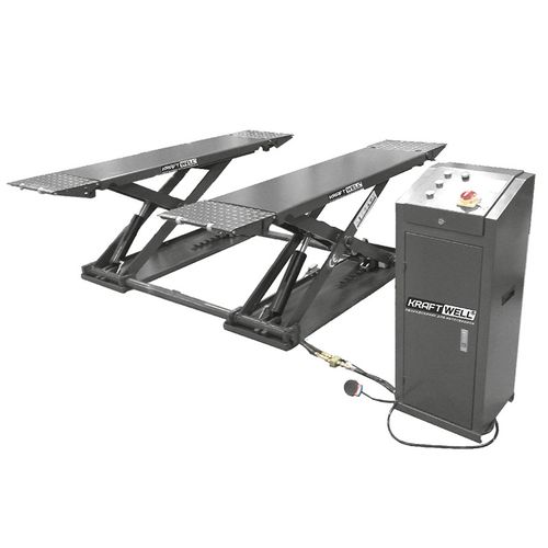 KraftWell (KRW3TN/220) Подъемник ножничный короткий шиномонтажный г/п 3000 кг