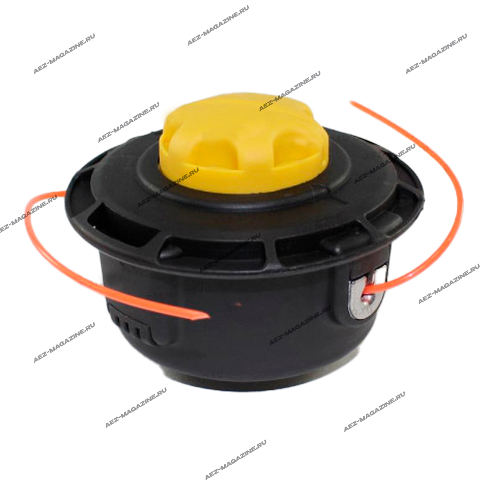 Барабан для лески триммера тип Italy, заряд лески без разбора, ударопрочный корпус, гайка М10х1,25