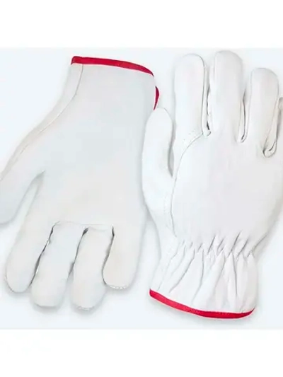 Кожаные перчатки Jeta Safety Smithcraft белые JLE421-9/L