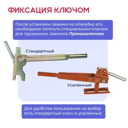 Пружинный зажим для опалубки HIT упаковка 50 шт.