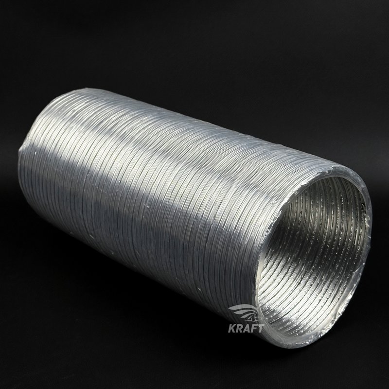 Воздуховод алюминиевый полужёсткий ВПА-100 d=100 стандарт