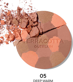 GUERLAIN Terracotta Light - Розово-светящий бронзирующий порошок, который можно наполнить оттенок 05 Deep Warm, 10 g