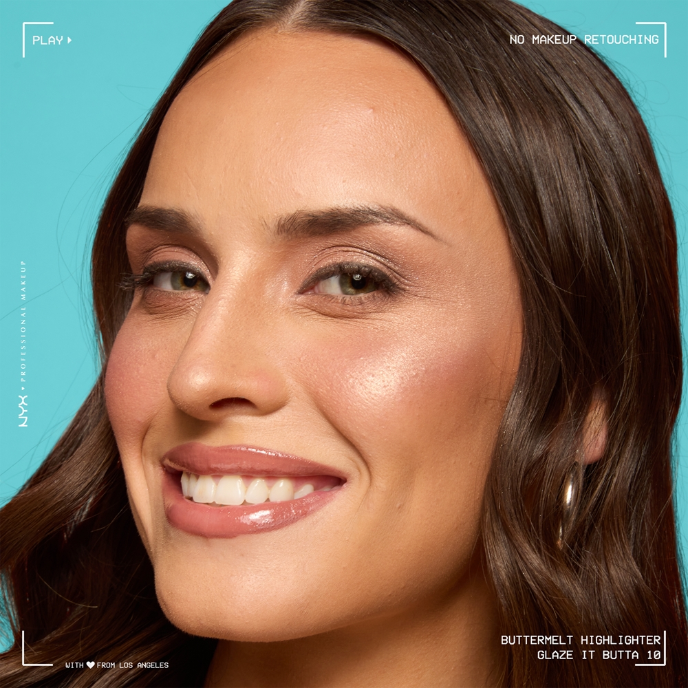 NYX Professional Makeup Buttermelt Highlighter - Розсветлитель оттенок glaze it butta 10, 5 g