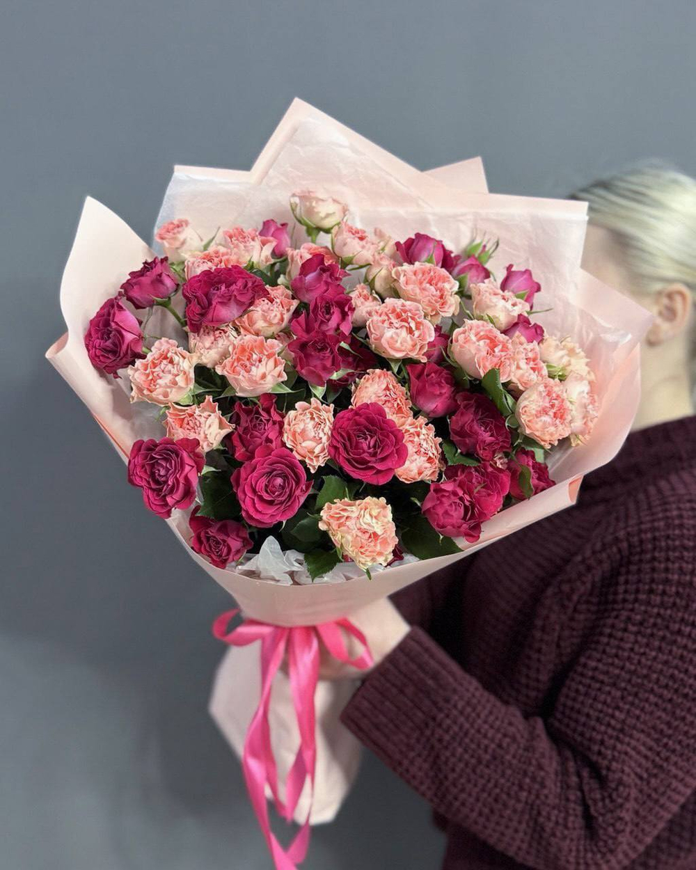 Букет из 11 кустовых роз