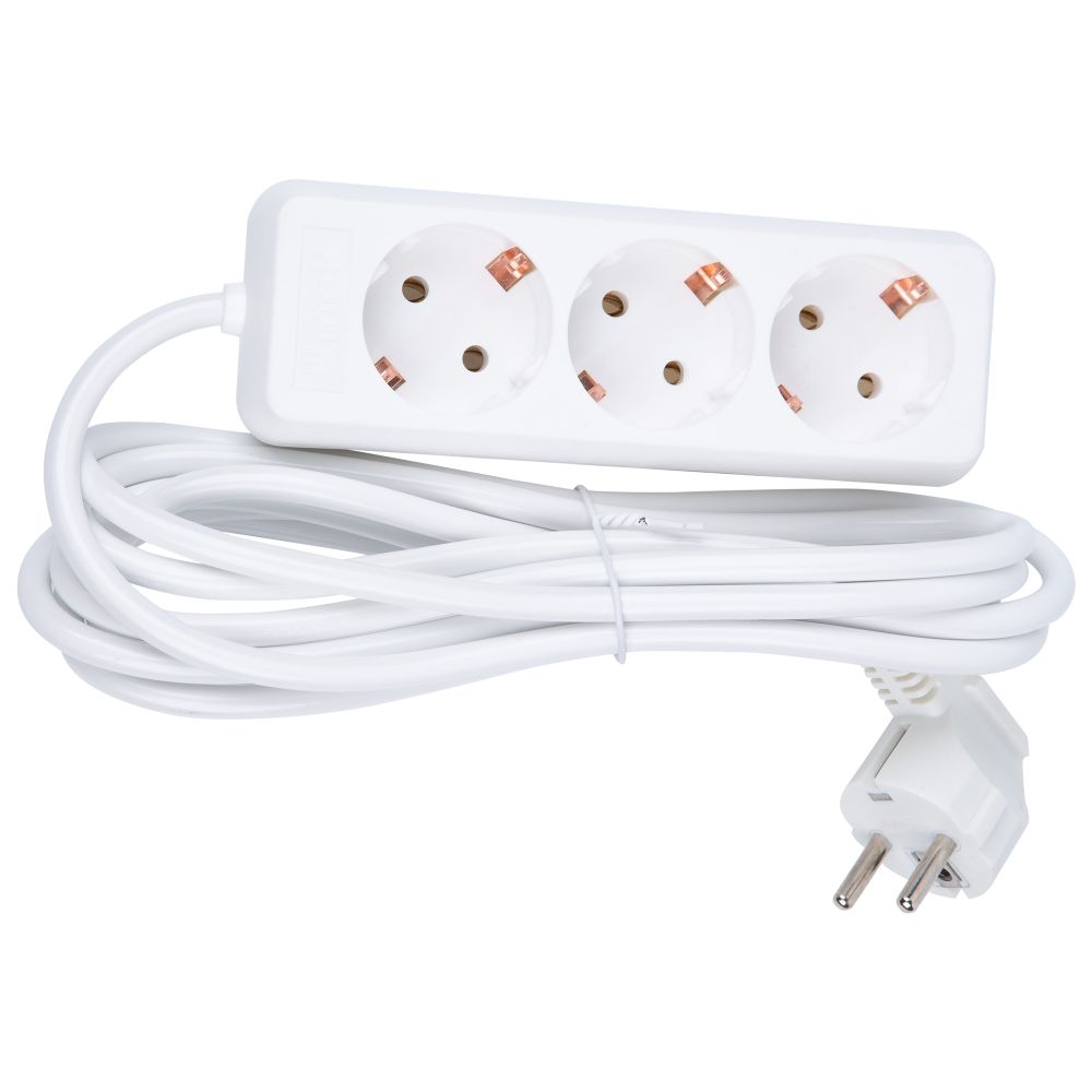 S-GCD3-3 Удлинитель Uniel серии Стандарт. с-з. 3 гн.. шнур 3 м