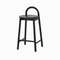 Полубарный стул Circle 65 см, черный