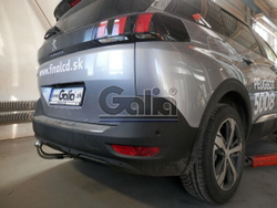 Фаркоп оцинкованный Galia P047A для Peugeot 5008 2017-(паспорт и сертификат в комплекте)(без электрики)