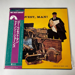 Винтажная виниловая пластинка LP Quincy Jones, Go West, Man (Japan 1976) (Obi)