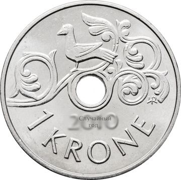 1 крона 1997-2016 Норвегия